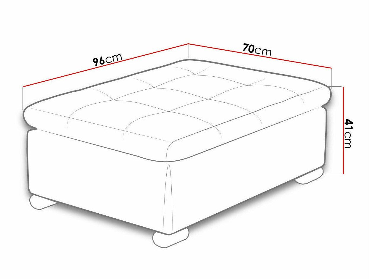 Polstret bænk Comfivo 118 (Majorka 03)