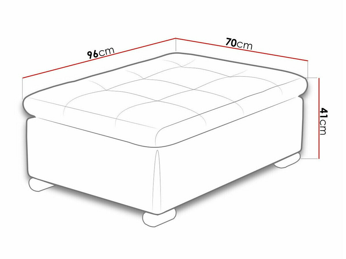 Polstret bænk Comfivo 118 (Soft 017 + Kronos 22)