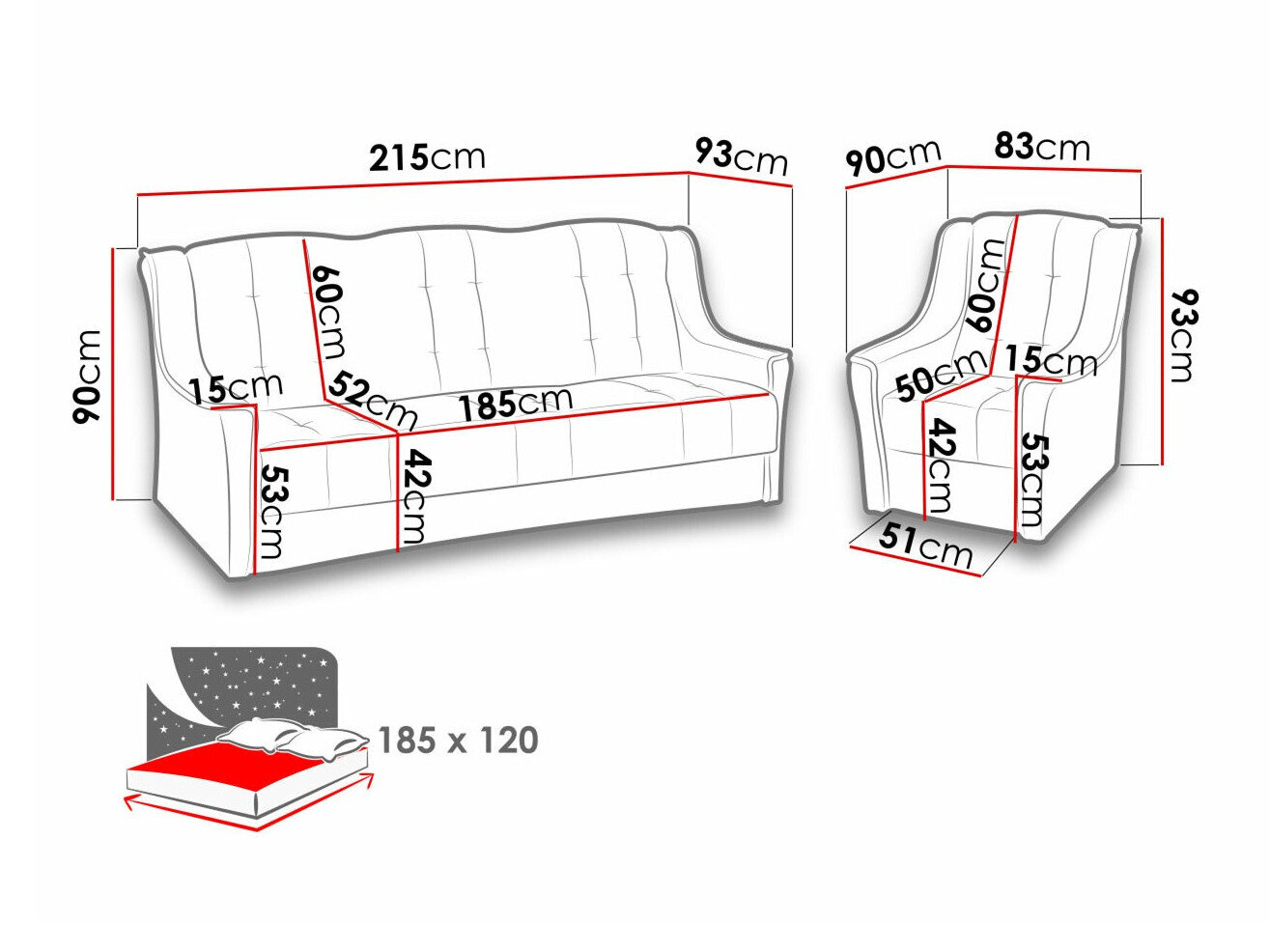 Polstret møbelsæt Providence 110 (Kronos 22)
