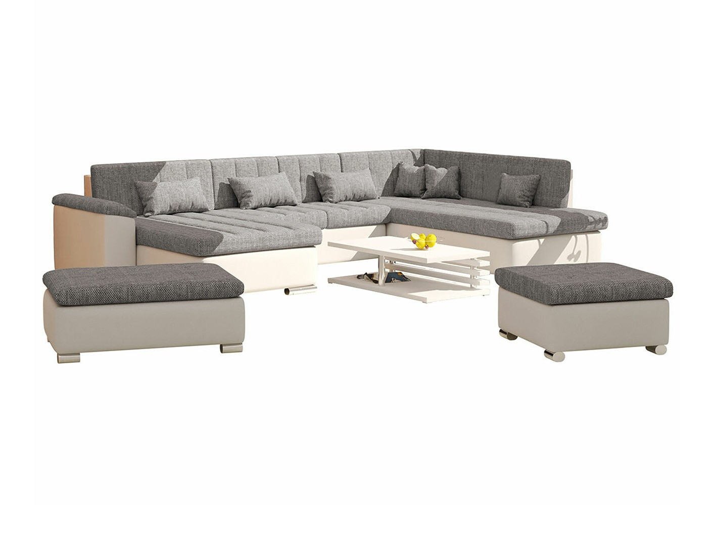 Polstret møbelsæt Comfivo Gemma II (Soft 017 + Lawa 05)