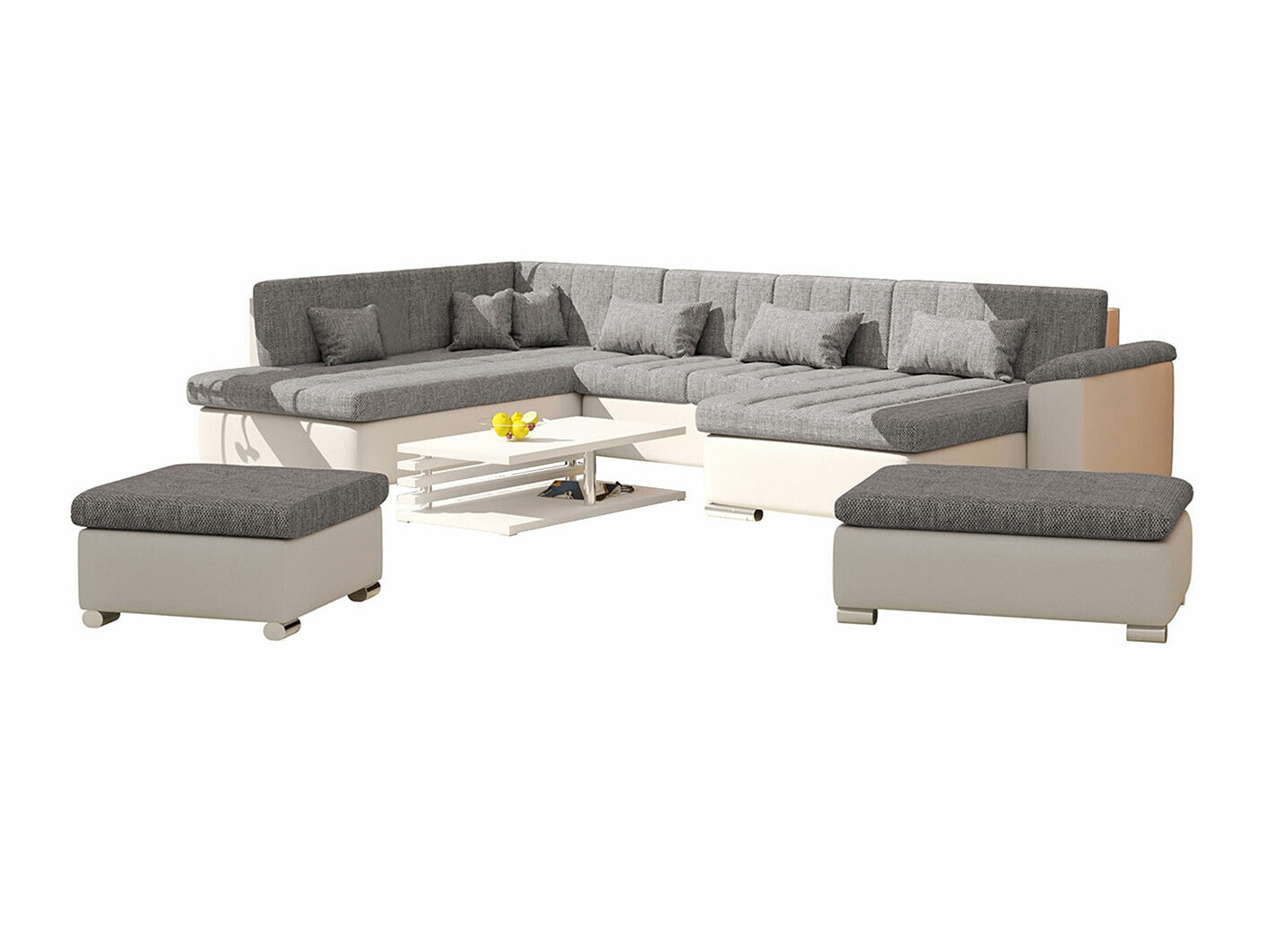 Polstret møbelsæt Comfivo Gemma II (Soft 017 + Lawa 05)