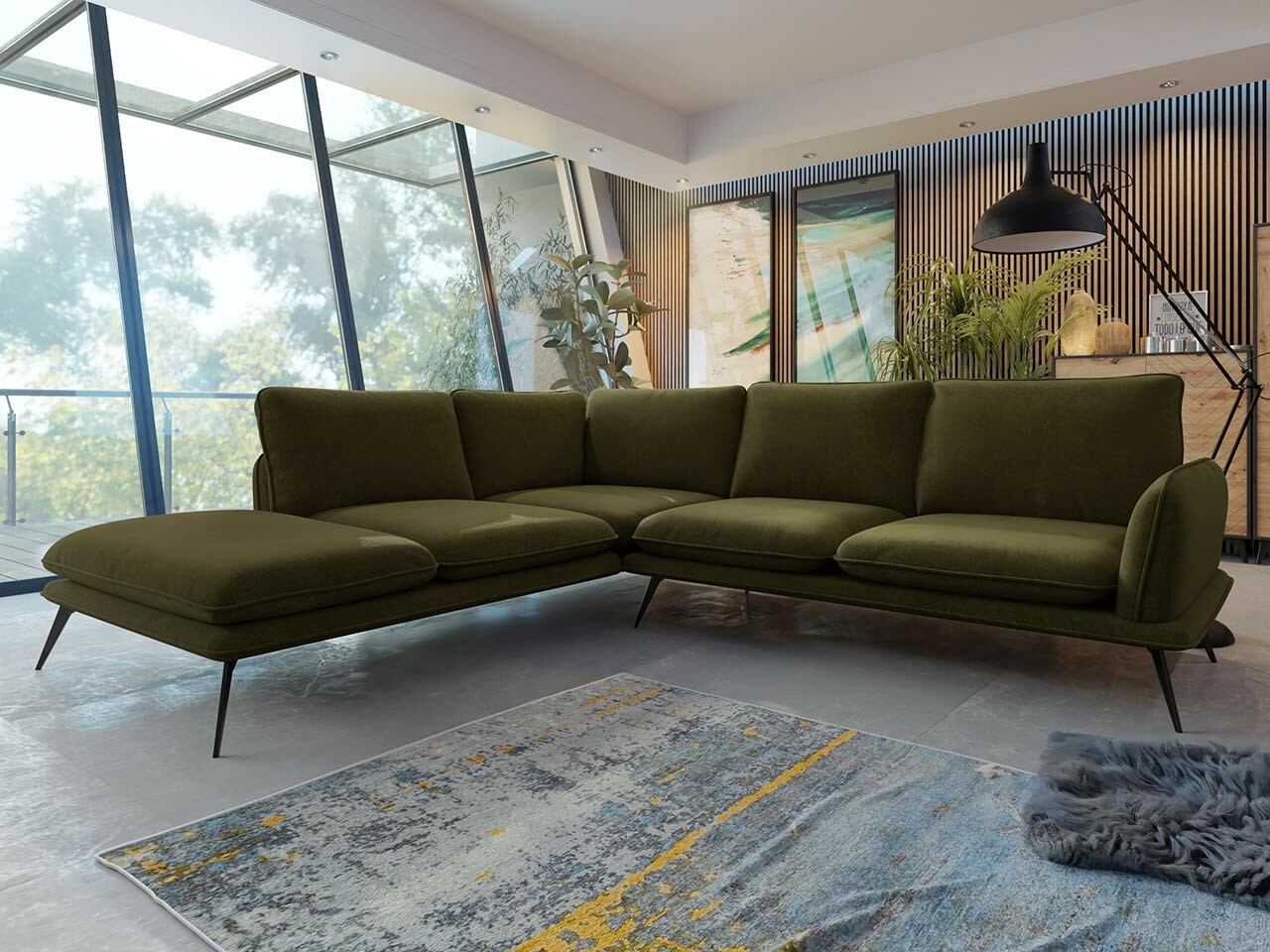 Hjørnesofa Evarveni 100 (Zetta 297)
