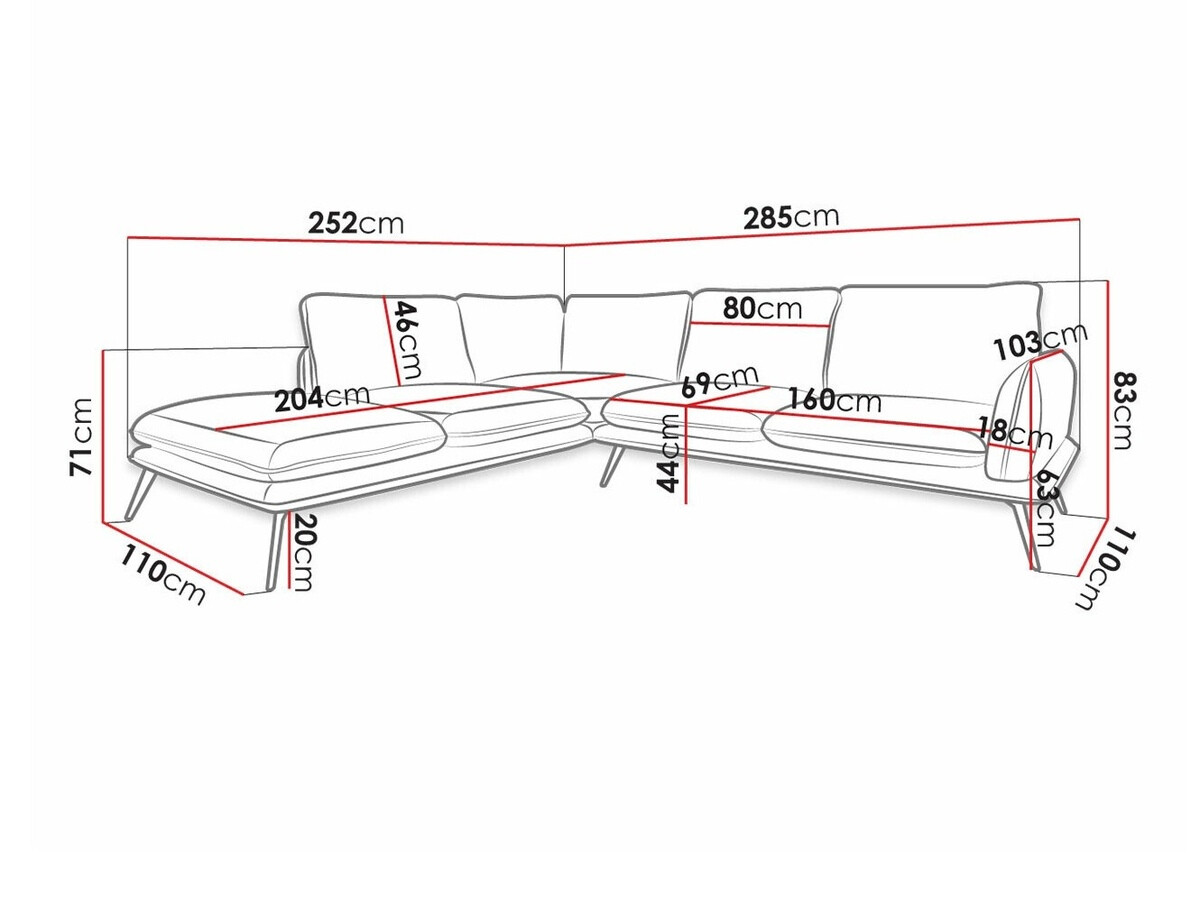 Hjørnesofa Evarveni 100 (Zetta 302)