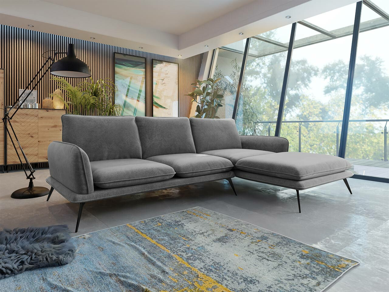 Hjørnesofa Evarveni 101 (Zetta 302)