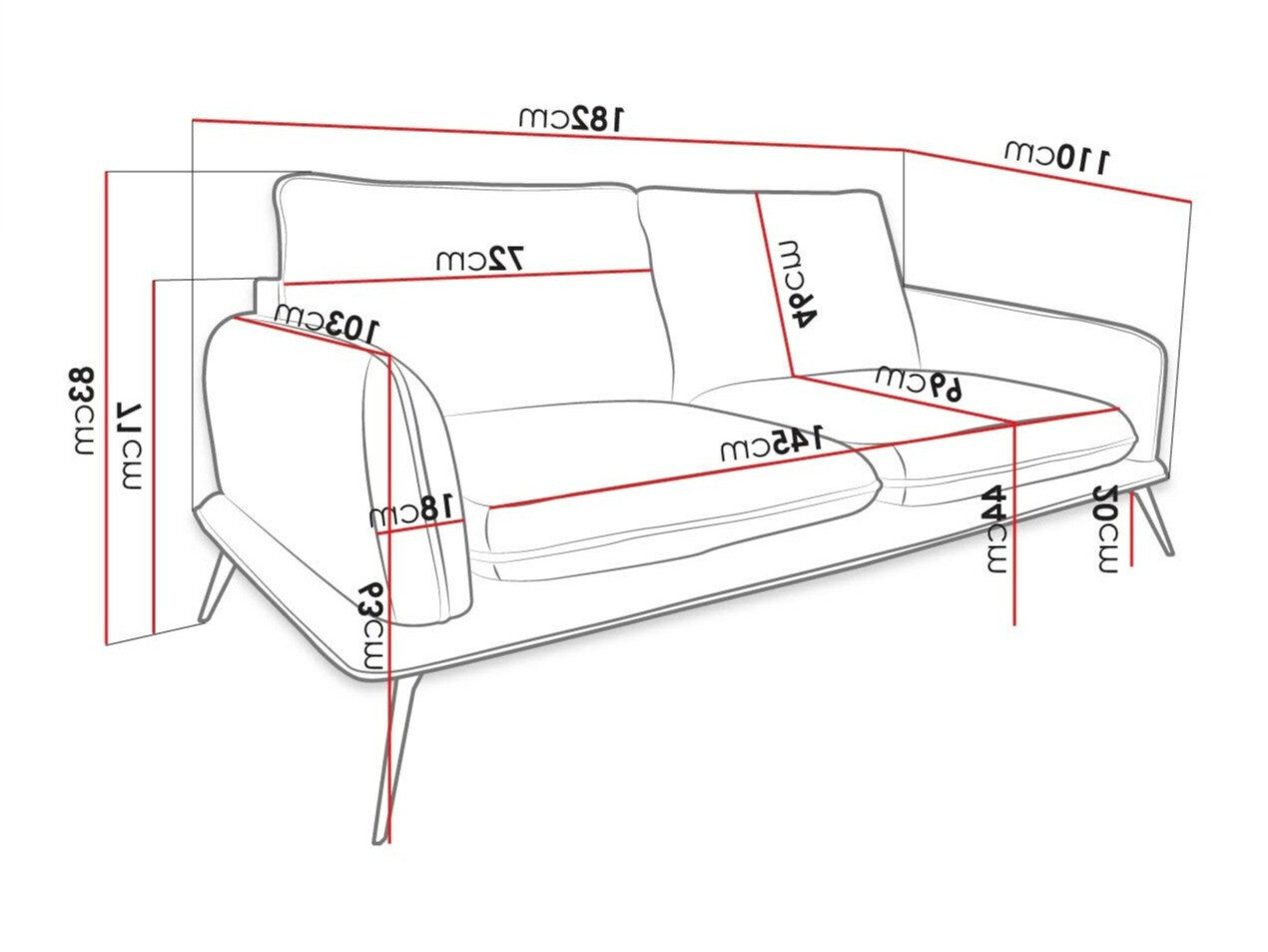 Sofa Evarveni 102 (Zetta 295)