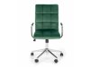 Kontorstol Houston 1198 (Mørkegrøn + Sølv)