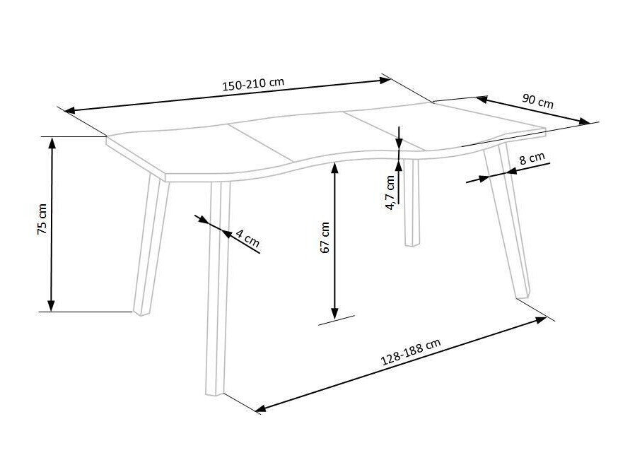 Spisestuesæt Houston 719