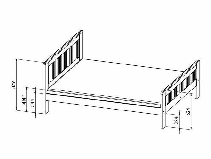 Seng Ogden 162 (Hvid)