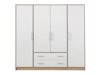 Garderobeskab Cavmero 100 (Sonoma eg + Hvid)