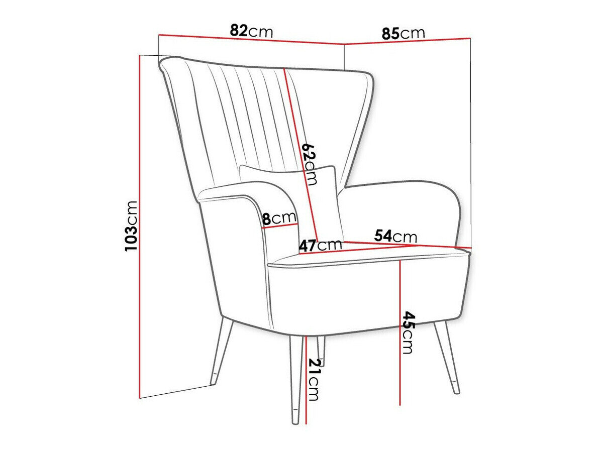 Lænestol Orem 111 (Magic Velvet 2219)