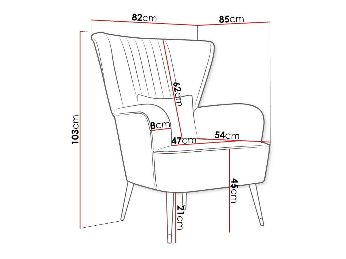 Lænestol Orem 111 (Magic Velvet 2227)