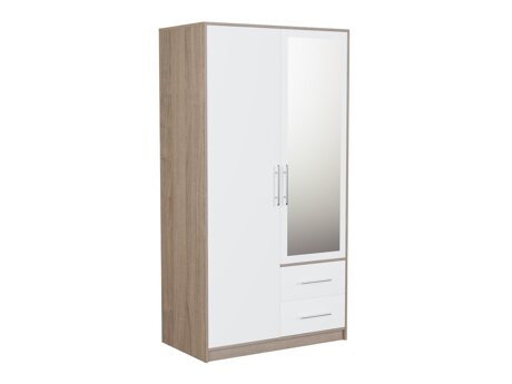 Garderobeskab Cavmero 104 (Sonoma eg + Hvid)