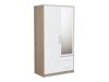Garderobeskab Cavmero 104 (Sonoma eg + Hvid)