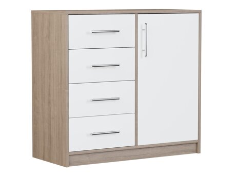 Kommode Cavmero 108 (Sonoma eg + Hvid)