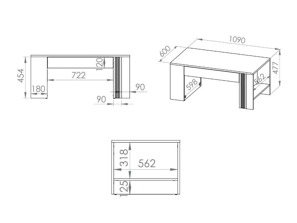 Sofabord Venleva 108