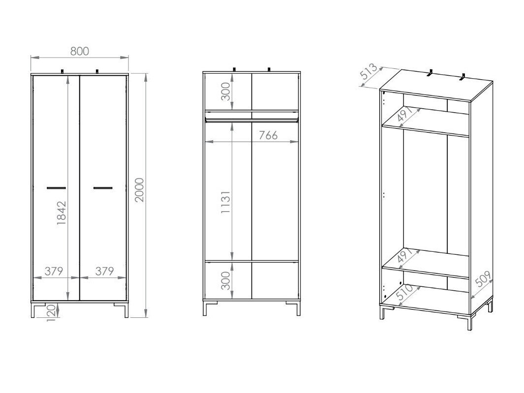 Garderobeskab Larnolo 114