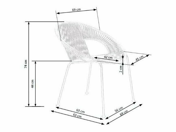 Udendørs stol Houston 446