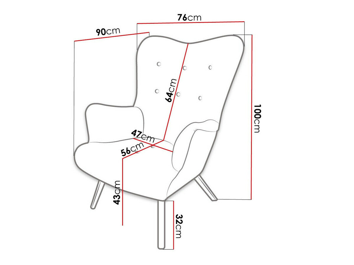 Lænestol Clovis 106 (Baloo 2073)