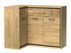 Hjørne kommode Etrmoni 121 (Lyst træ + Egetræ)
