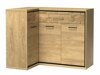 Hjørne kommode Etrmoni 121 (Lyst træ + Egetræ)