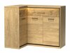 Hjørne kommode Etrmoni 121 (Lyst træ + Egetræ)