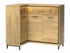 Hjørne kommode Etrmoni 121 (Lyst træ + Egetræ)