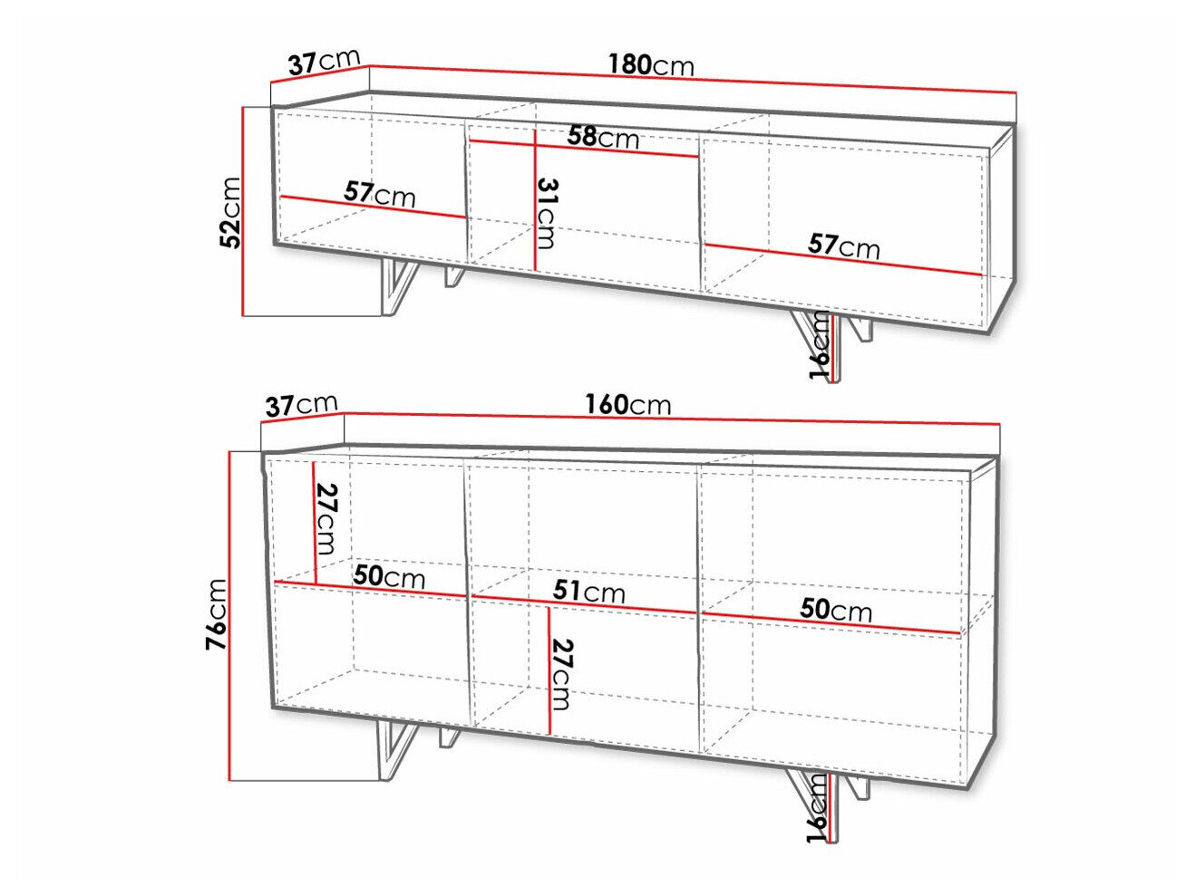 Stuemøbelsæt Mavmave 102 (Hvid + Glansfuld hvid)