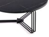 Sofabord Houston 1275 (Sort marmor + Sort)