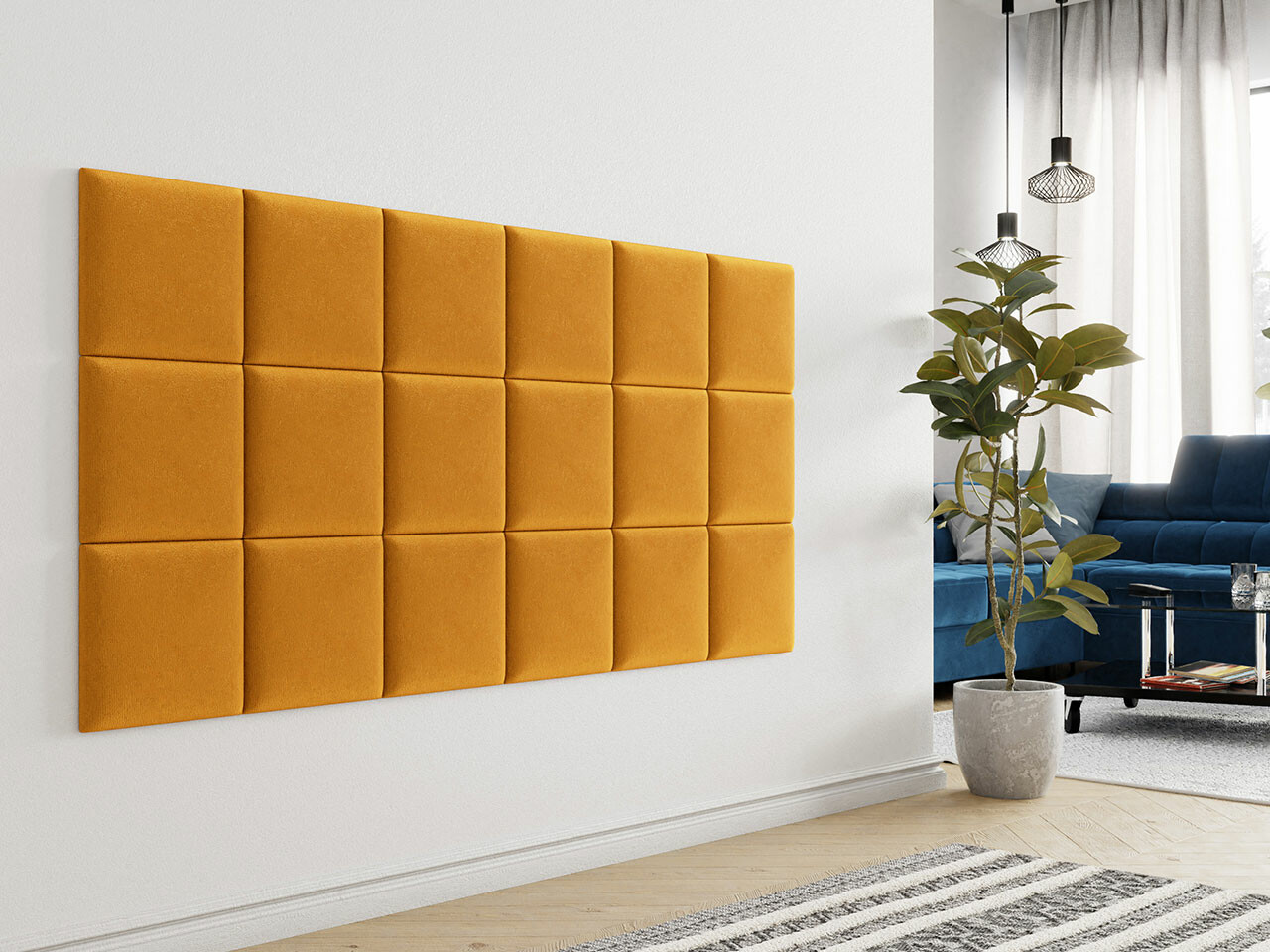 Blødt vægpanel Comfivo Ovis II (Manila 32) (30x30)