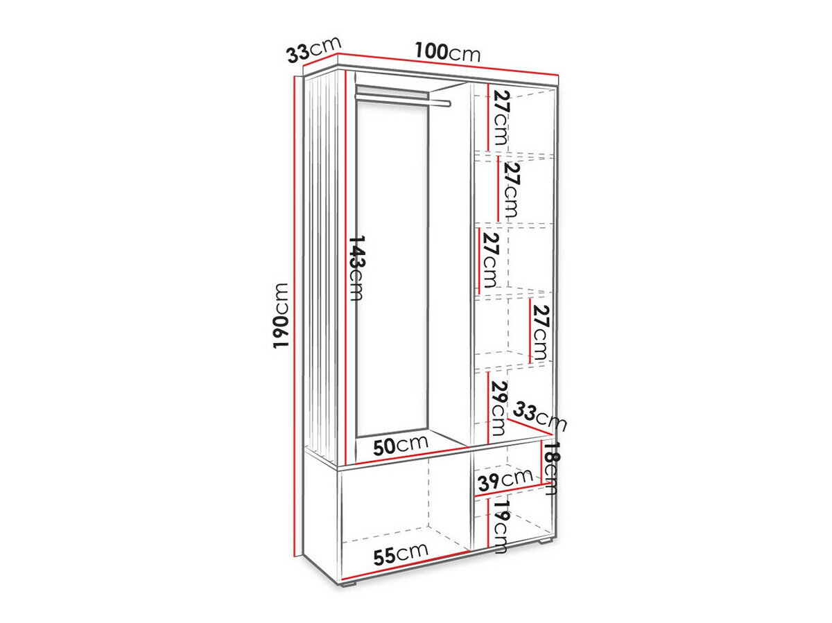 Entrésæt Stanton 145 (Hvid + Sort)