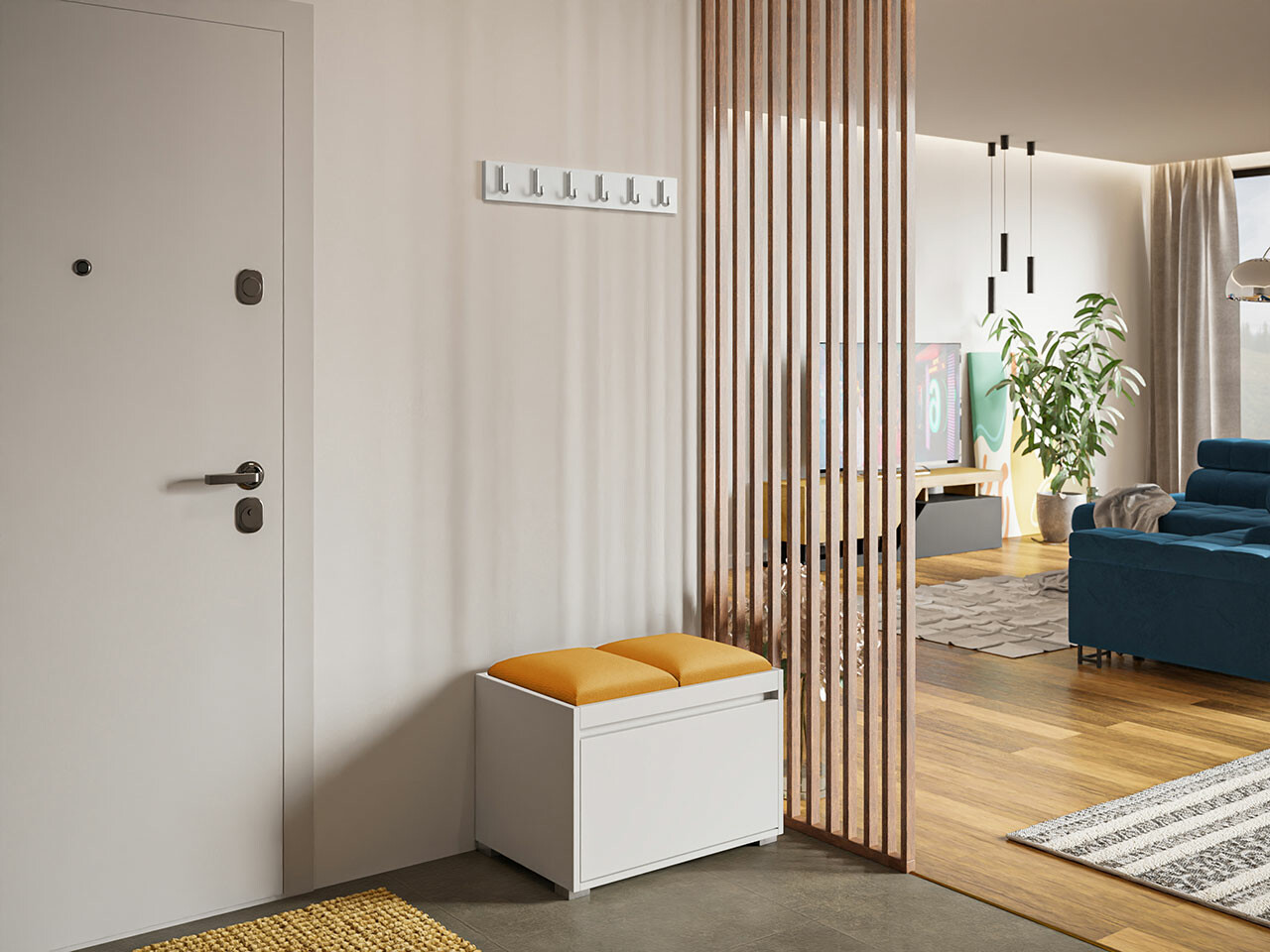 Entrésæt Comfivo Pinus VI (Hvid + Manila 32)