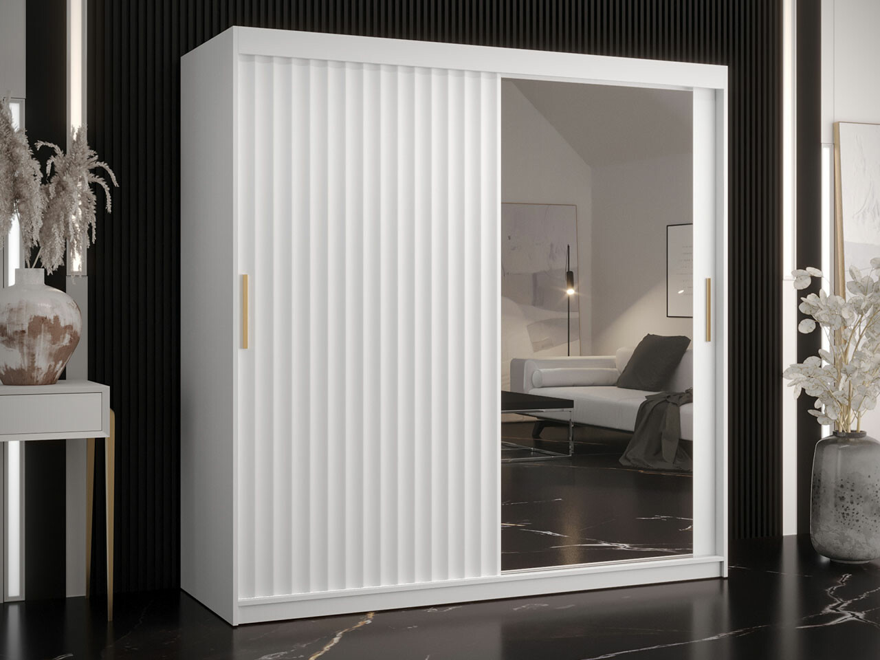 Garderobeskab Hartford 338 (Hvid)