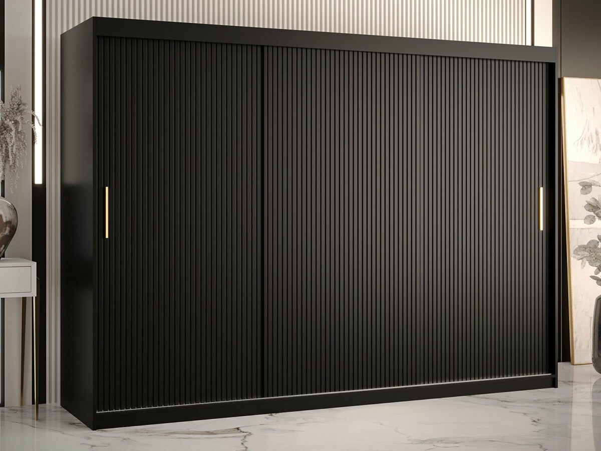 Garderobeskab Anulio II (Sort)