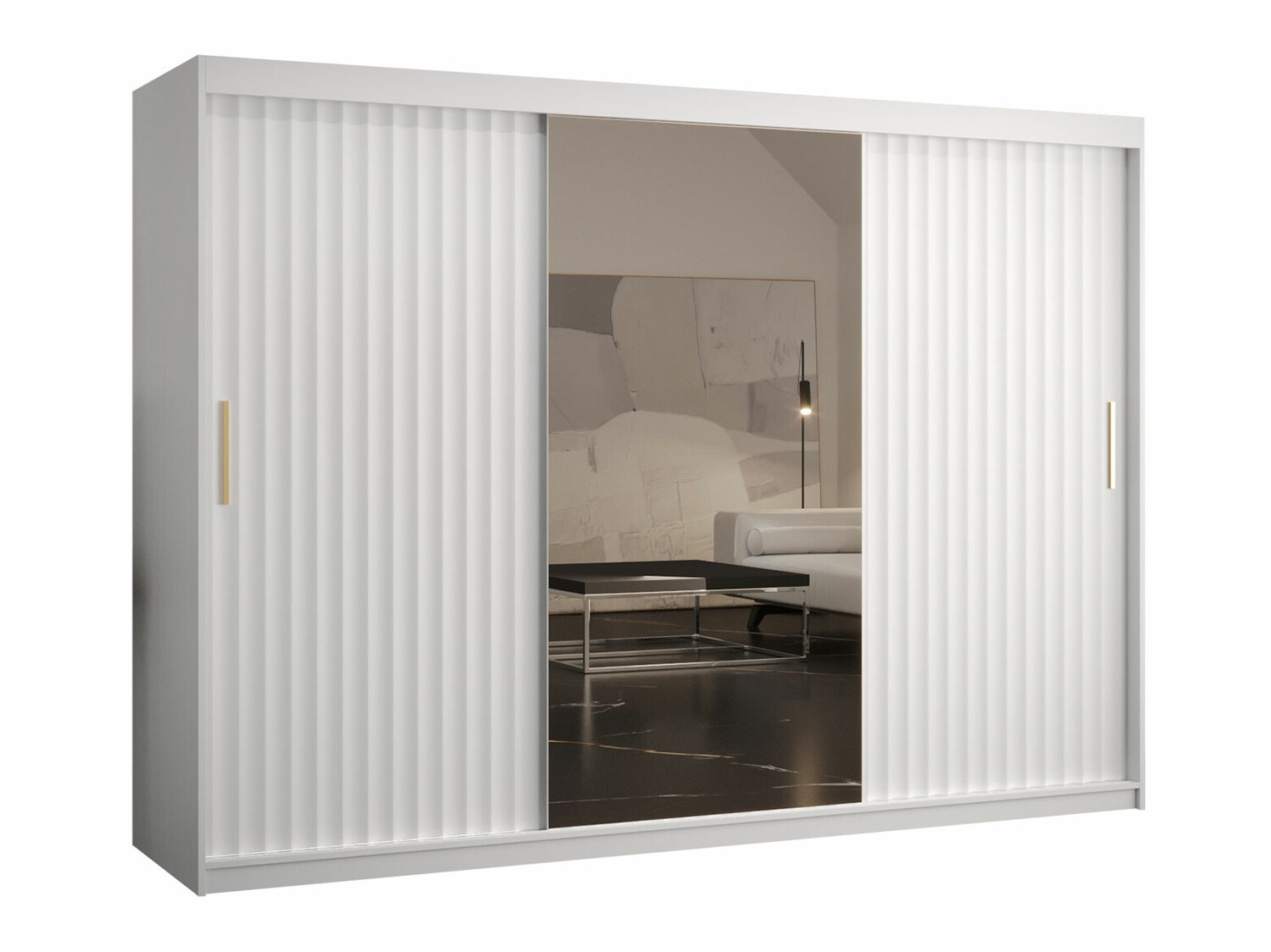 Garderobeskab Hartford 339 (Hvid)