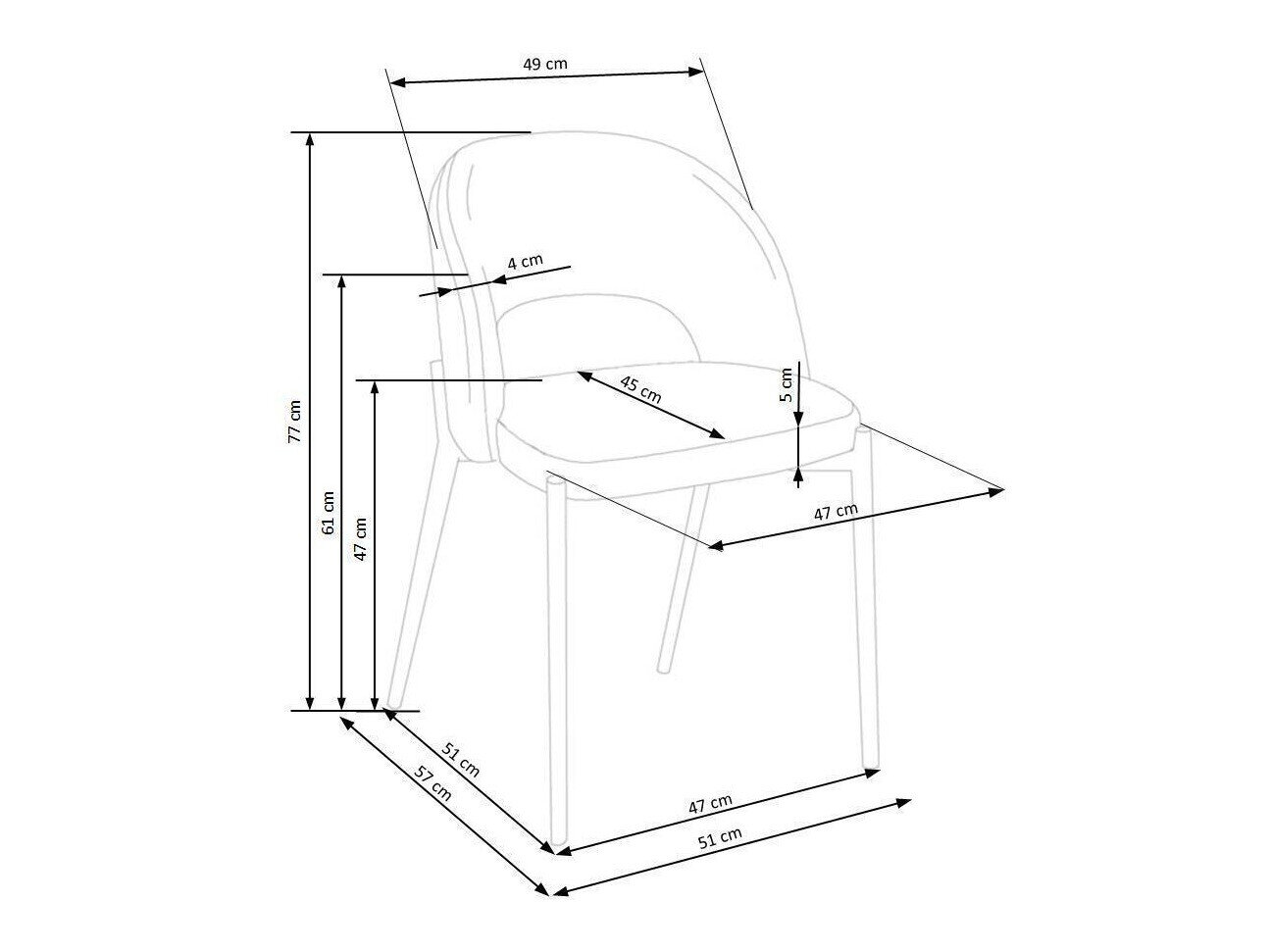 Spisestuesæt Houston 736