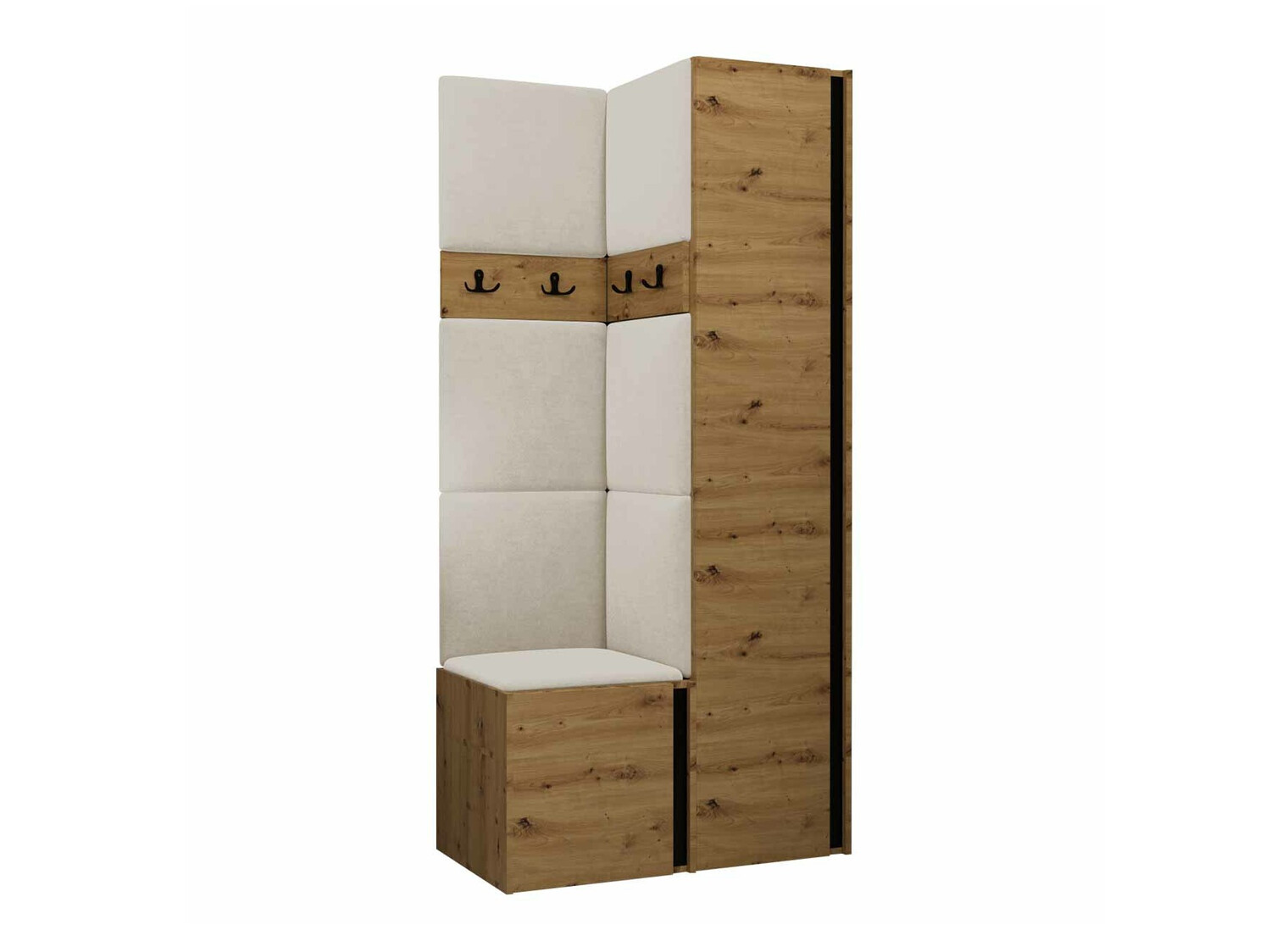 Entrésæt Pinis XXIV (Artisan eg + Sort)