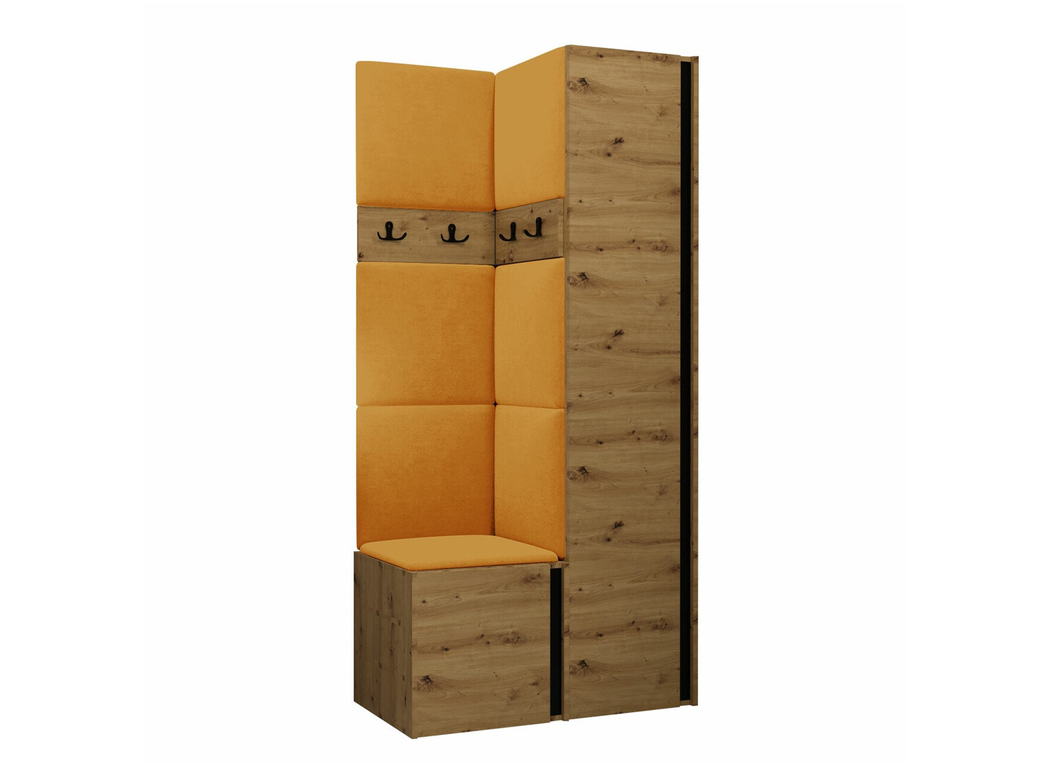Entrésæt Pinis XXIV (Artisan eg + Sort)