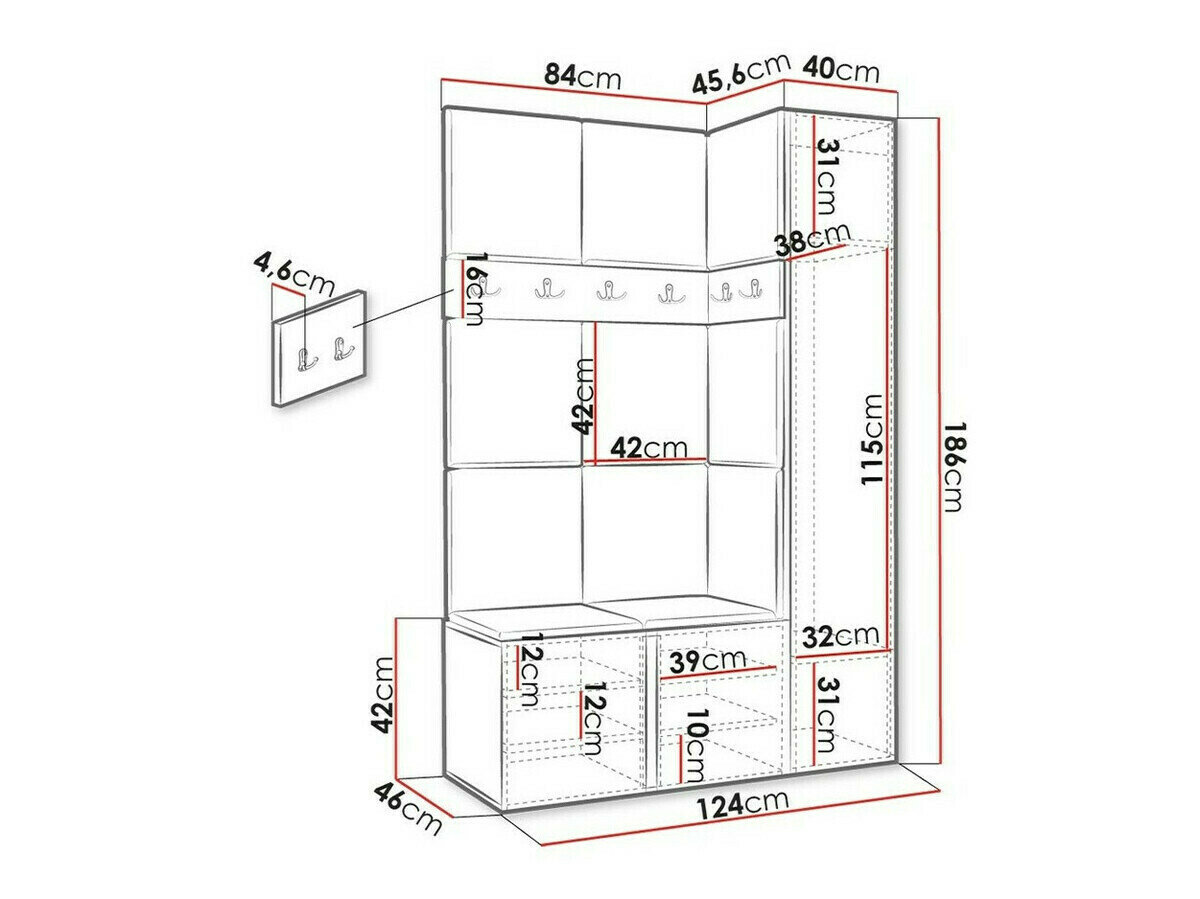 Entrésæt Hartford 277 (Artisan eg)