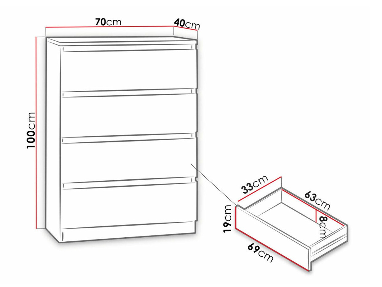 Kommode Comfivo Structor I (Sort)