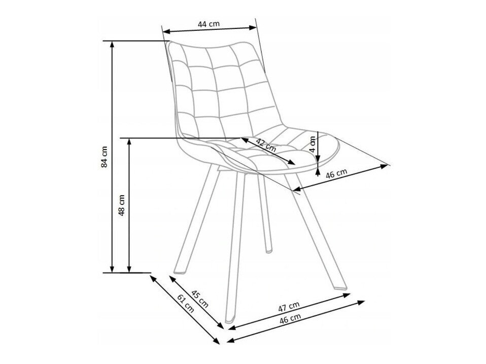 Stol Houston 739 (Sort)