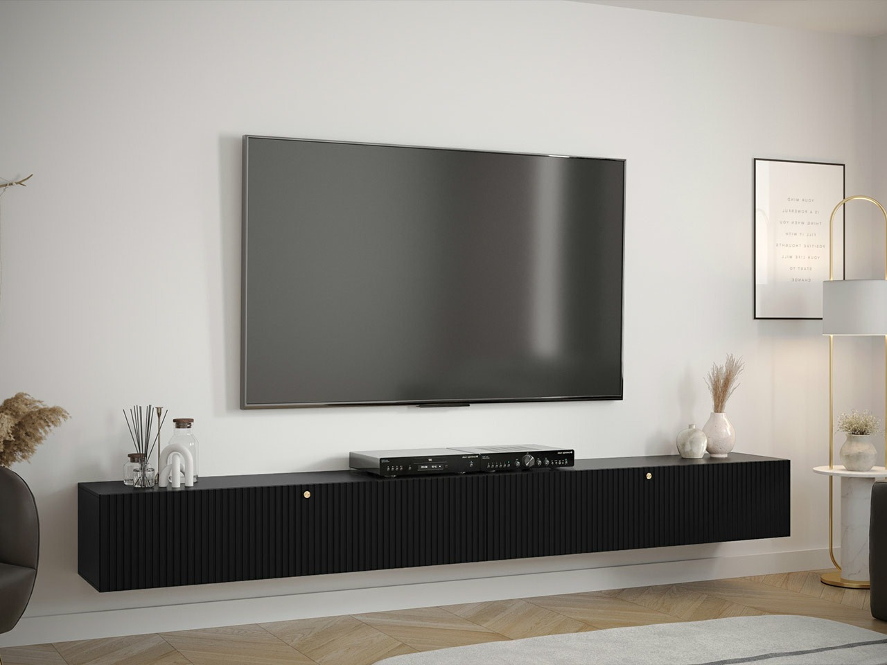 TV-bord Anulio II (Sort)