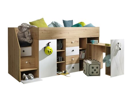 Køjeseng Hartford 361 (Artisan eg + Hvid)