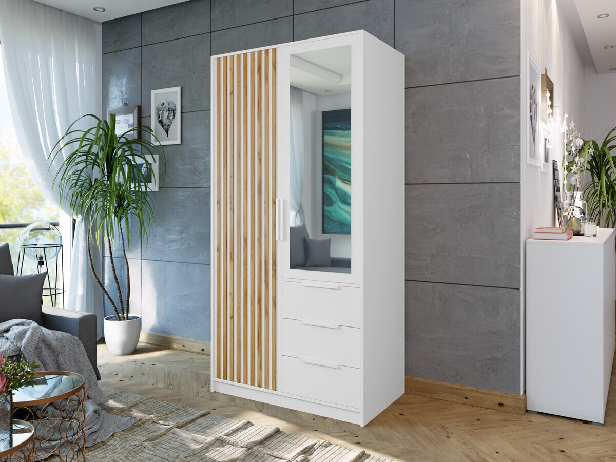 Garderobeskab Collis III (Hvid)