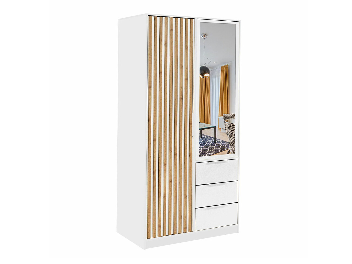 Garderobeskab Collis III (Hvid)