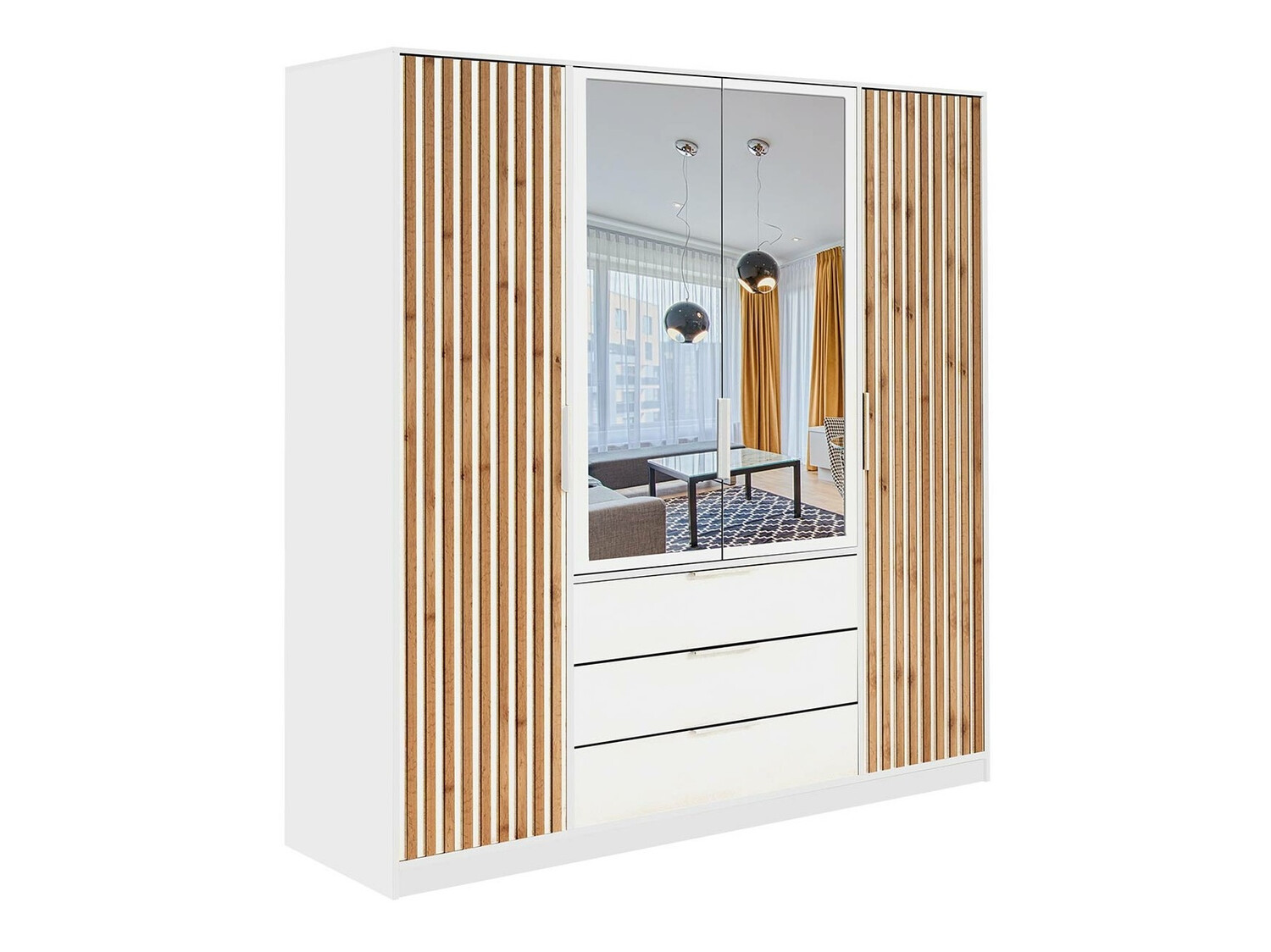 Garderobeskab Collis V (Hvid)