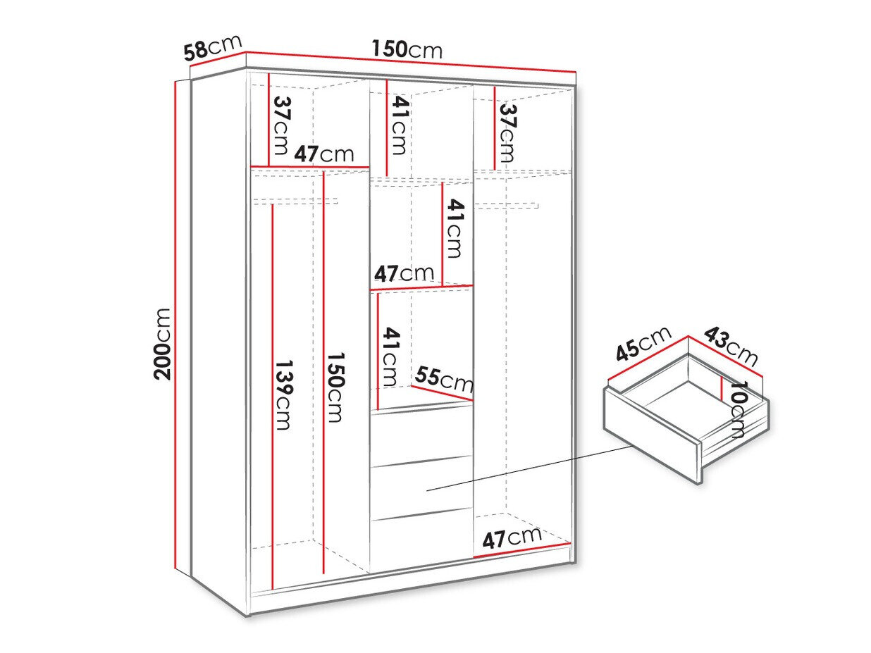Garderobeskab Enolevo 113 (Wotan eg)