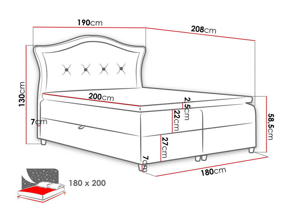 Kontinentalseng Baltimore 135 (Magic Velvet 2206)
