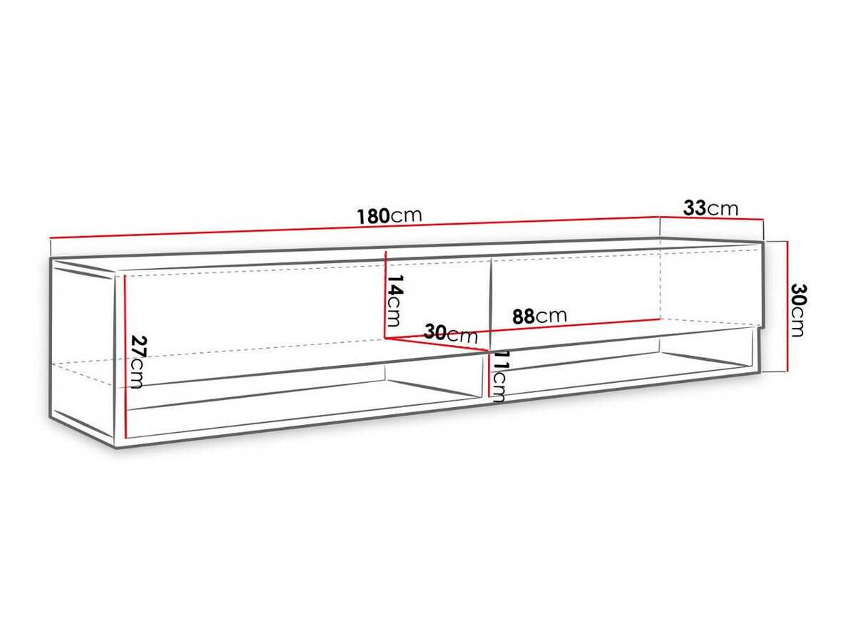 TV-bord Sarasota 119 (Wotan eg)