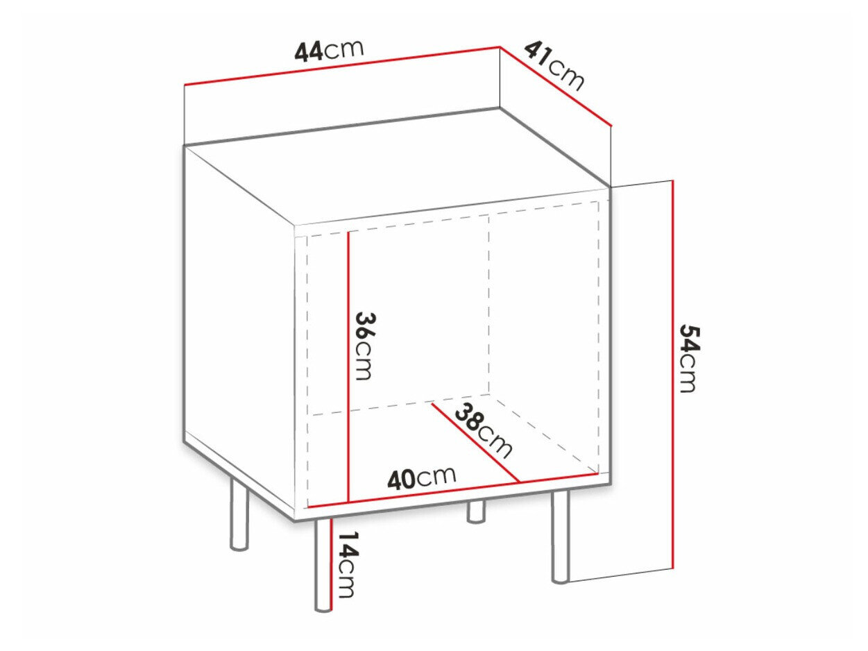 Natbordssæt Lorelbo 102 (Sort + Gylden)
