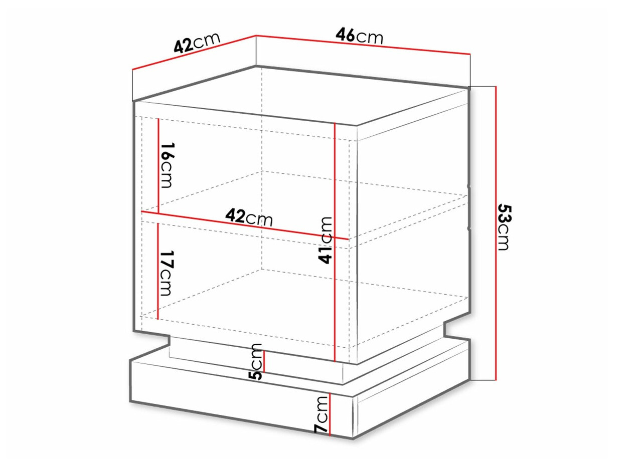 Sengebordsæt Linar (Sort + Blank sort)